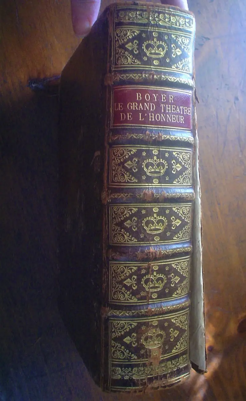Boyer. The Great Theater of Honour and Nobility...Both in French and English.