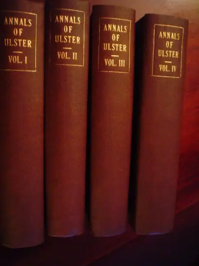Hennessy and MacCarthy, edit. Annals of Ulster. Otherwise Annals of Sennat