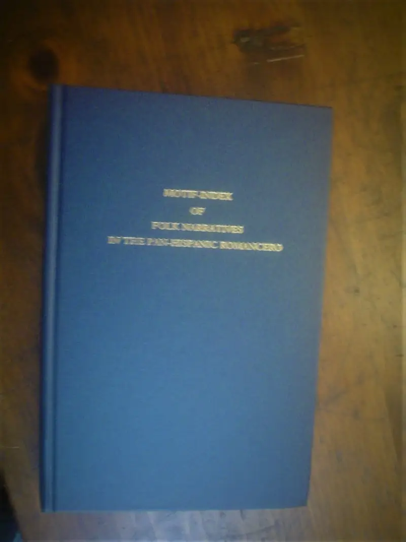 Goldberg. Motif-Index of Folk Narratives in the Pan-Hispanic Romancero.