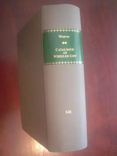 Weaver. Catalogue of the Wheeler Gift of Books, Pamphlets, Periodicals in the Library of the American Institute of Electrical Engineers.